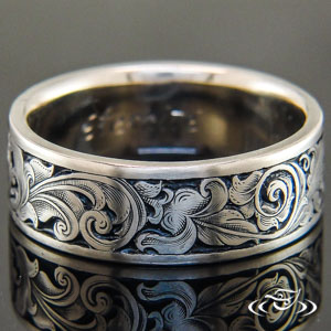 Custom made mens wedding on sale bands